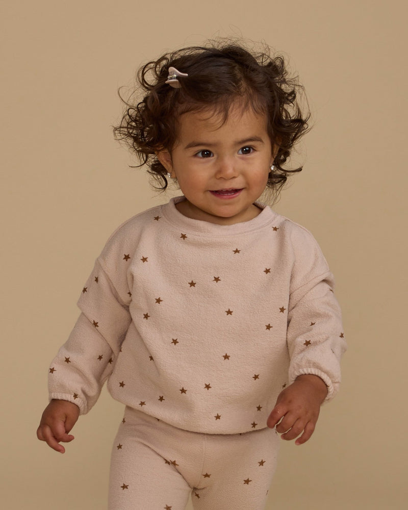 Spongey Knit Set || Shell Stars, Girls Set, Rylee + Cru - All The Little Bows