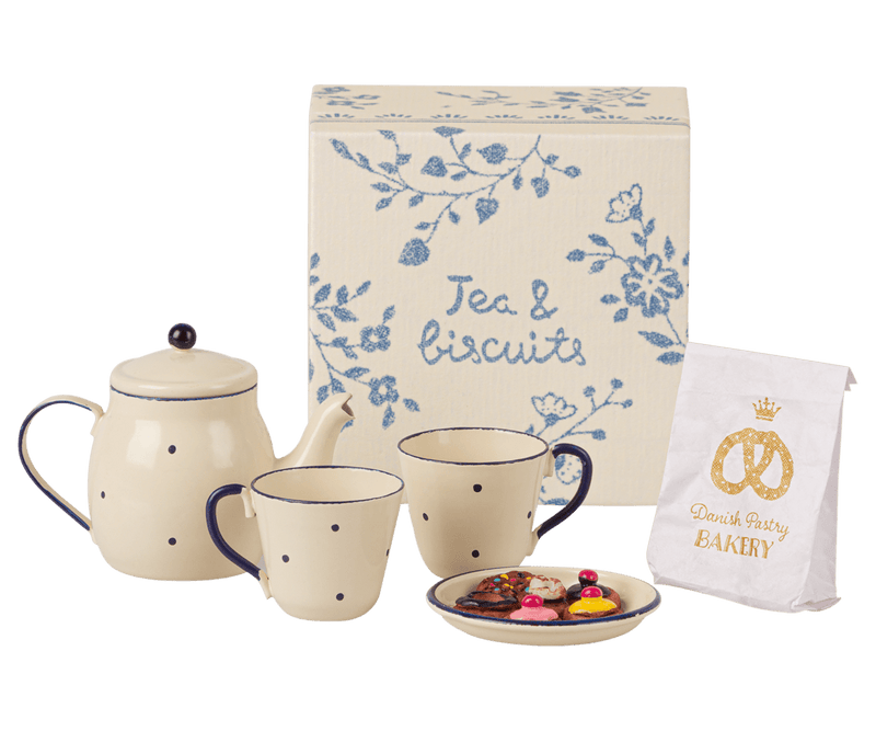 Tea & Biscuits for Two, Miniature, TOY, Maileg USA - All The Little Bows