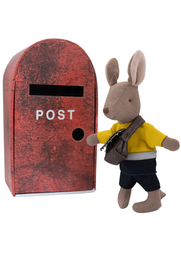 The Postie | Kangaroo Doll w/ Bag in Post Box