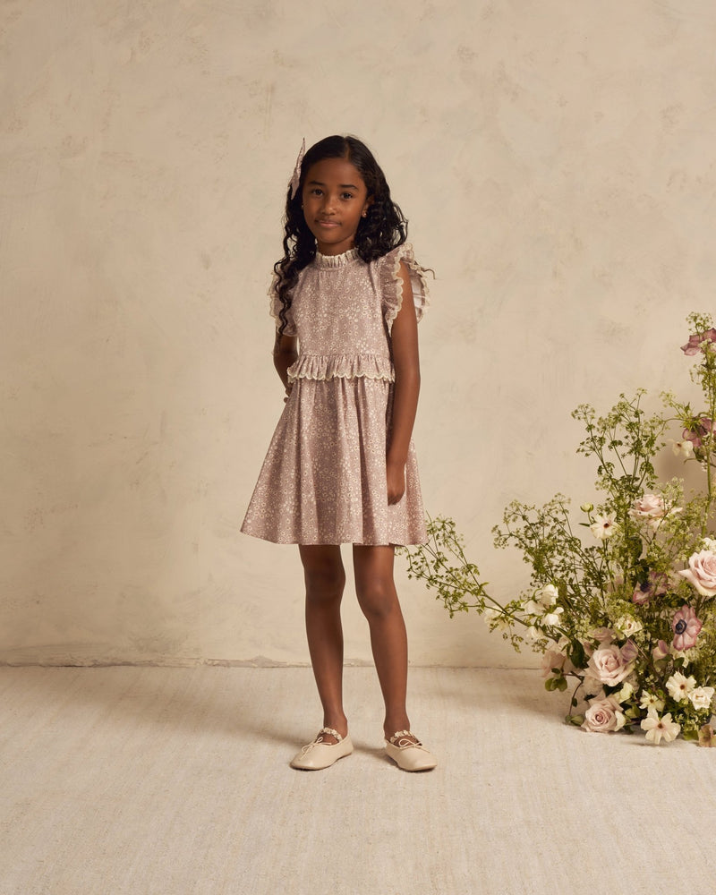 Alice Dress || Lavender Bloom, , Noralee - All The Little Bows