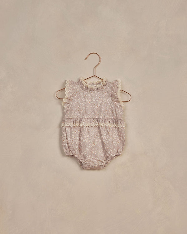 Alice Romper || Lavender Bloom, , Noralee - All The Little Bows