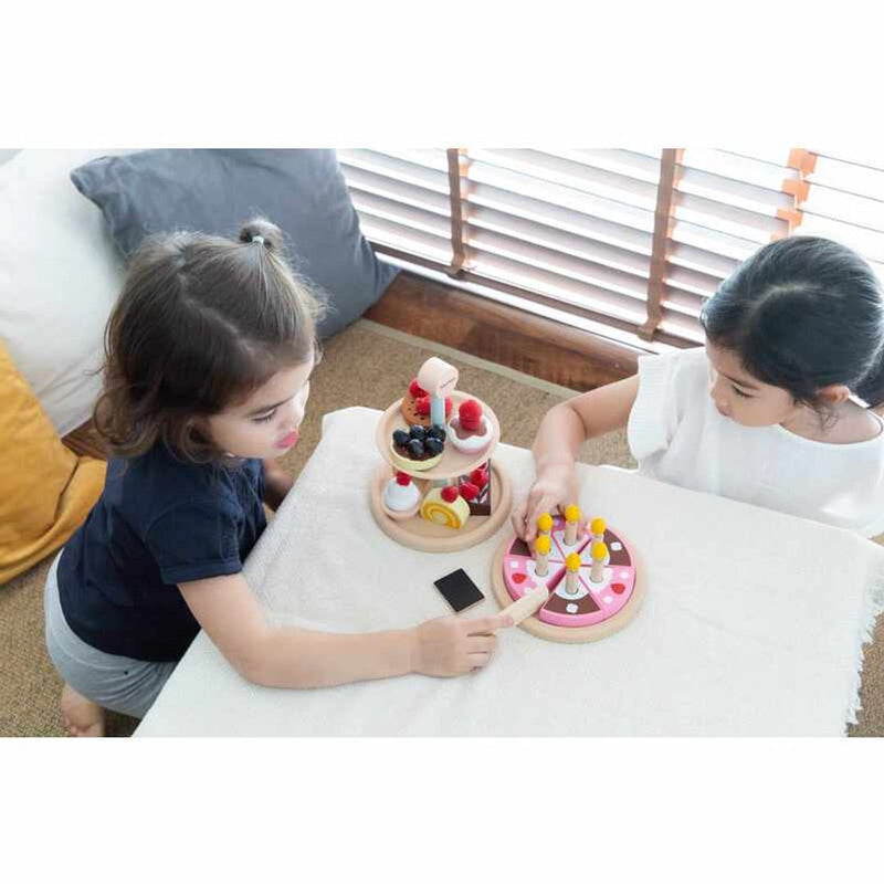 Birthday Cake Set, , PlanToys USA - All The Little Bows