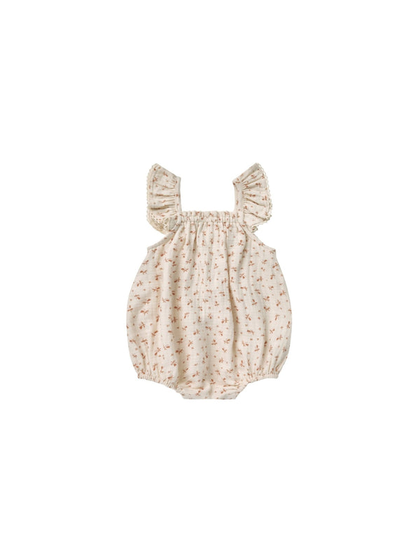 Bonnie Romper || Clay Ditsy, , Quincy Mae - All The Little Bows