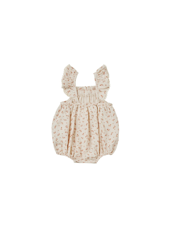 Bonnie Romper || Clay Ditsy, , Quincy Mae - All The Little Bows