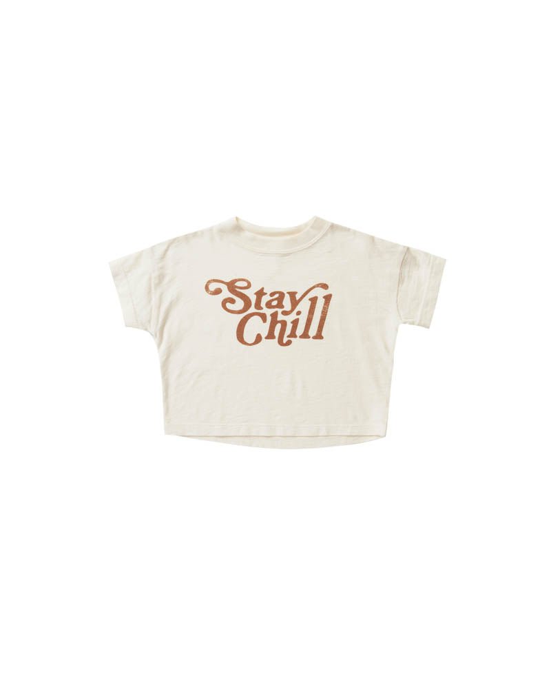 Boxy Tee | Stay Chill - Rylee + Cru - All The Little Bows
