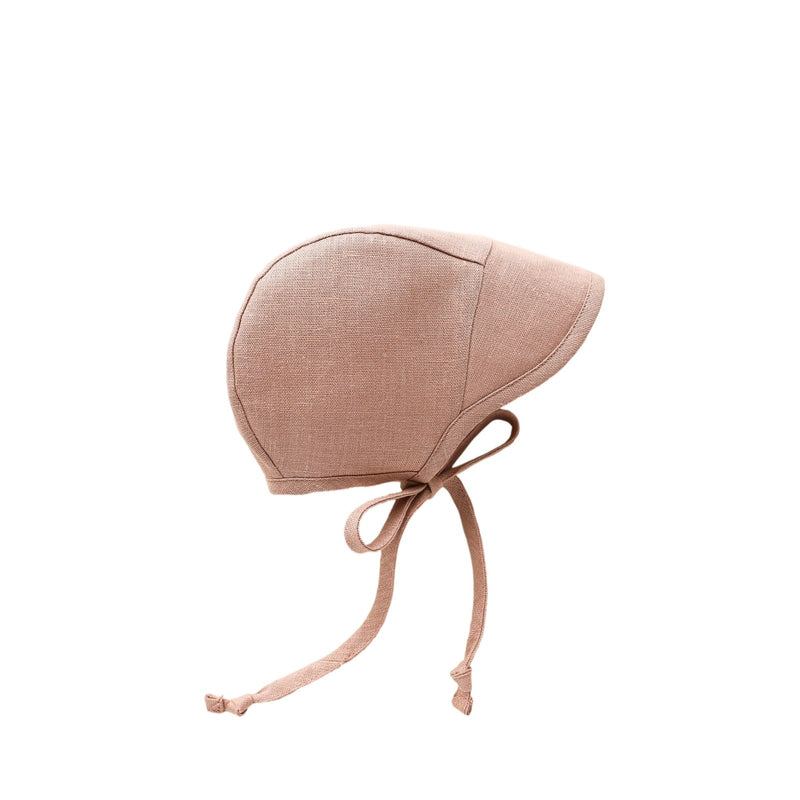 Brimmed Wren Linen Bonnet Cotton-Lined, Bonnets, Briar Baby® - All The Little Bows