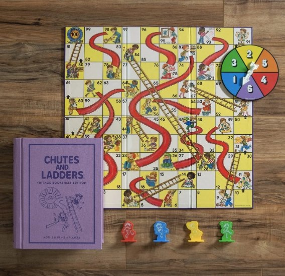 Chutes and Ladders - Vintage Bookshelf Edition - WS Game Company - All The Little Bows