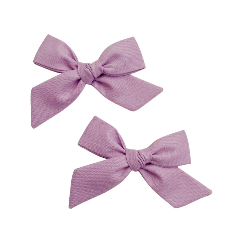 Classic Bow | Petunia (light purple) - All The Little Bows - All The Little Bows