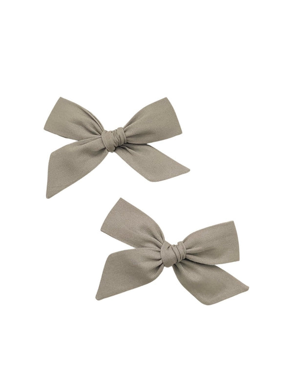 Classic Bow | Putty - Headband, Clip, or Pigtail Clip Set, , All The Little Bows - All The Little Bows