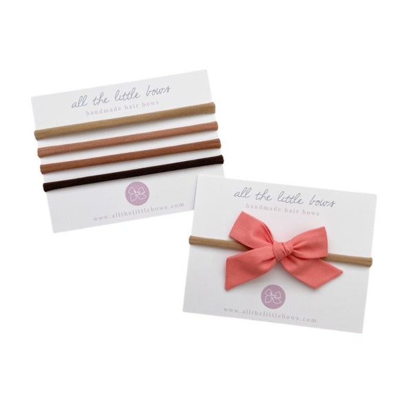 Classic Bow | Salmon, , All The Little Bows - All The Little Bows