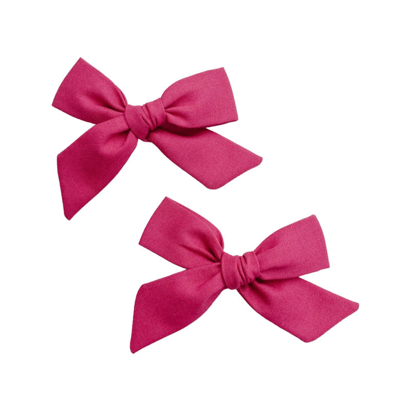Classic Bow | Valentine (dark pink) - All The Little Bows - All The Little Bows