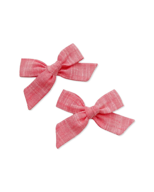 Classic Knot Bow | Guava, , All The Little Bows - All The Little Bows