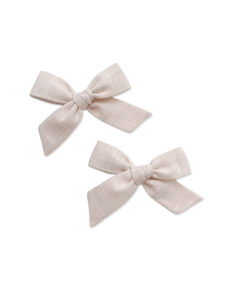 Classic Knot Bow | Marshmallow, , All The Little Bows - All The Little Bows