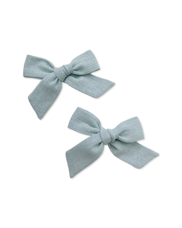 Classic Knot Bow | Sea Mist, , All The Little Bows - All The Little Bows