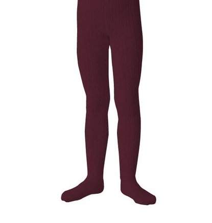 Collegien Louise Ribbed Tights | Bordeaux Grand Cru - Collégien - All The Little Bows