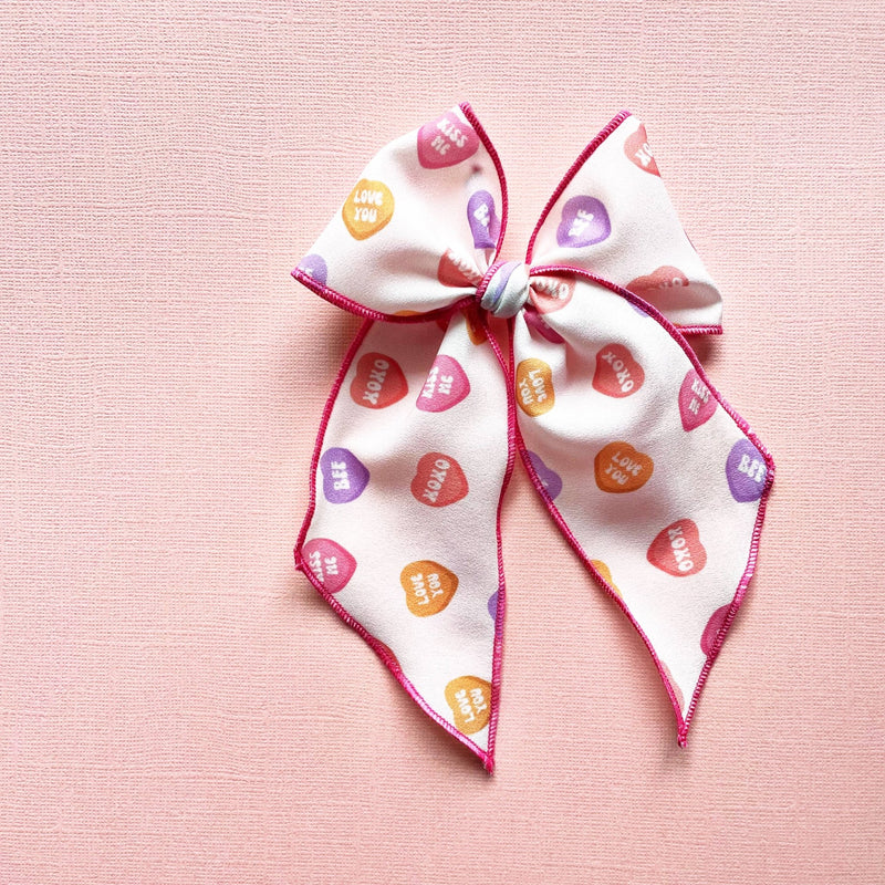 Conversation Hearts Elle Bow, , Lady Eleanor & Co - All The Little Bows