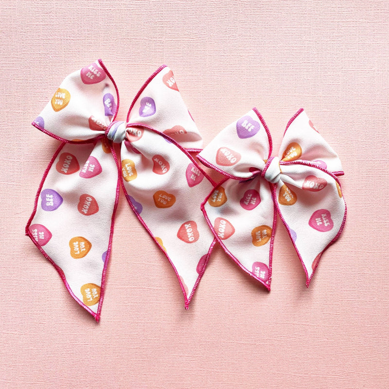 Conversation Hearts Elle Bow, , Lady Eleanor & Co - All The Little Bows