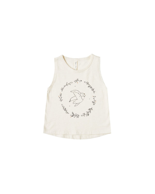 dove tank | ivory, , Rylee + Cru - All The Little Bows