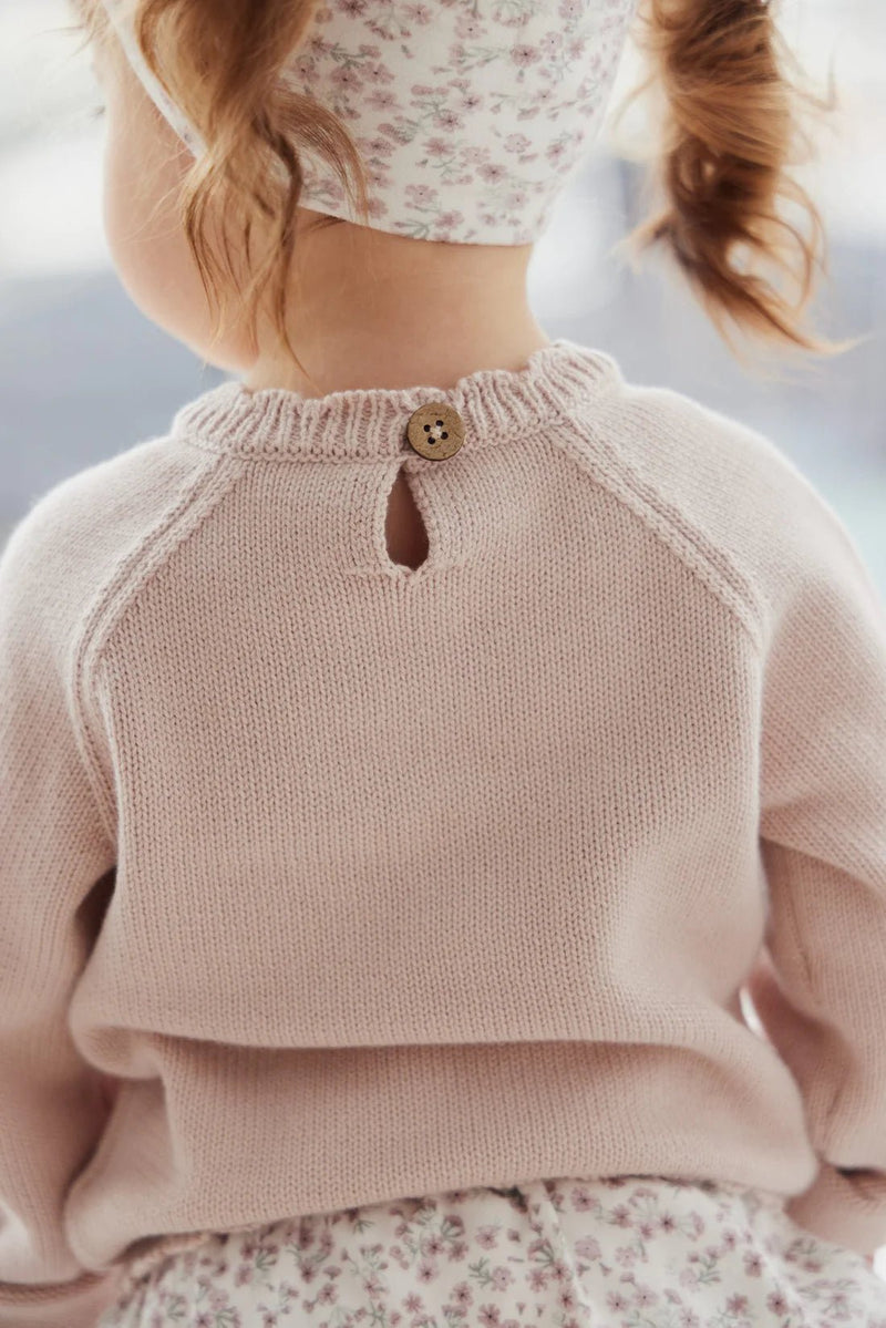 Emma Jumper (Pear Sweater) - Pink Clay Marle, , Jamie Kay - All The Little Bows