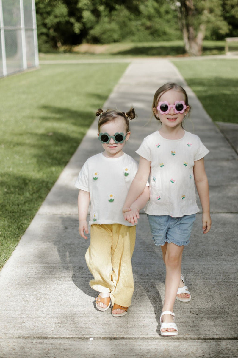 Flower Child Sunglasses | Basil, , All The Little Bows - All The Little Bows