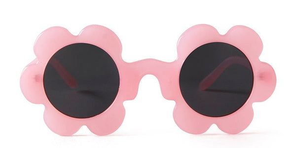 Flower Child Sunglasses | Translucent Pink, , All The Little Bows - All The Little Bows