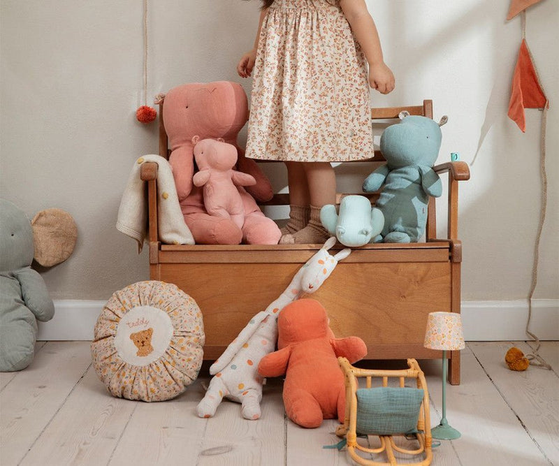 Flower Teddy Cushion, Small, Home & Decor, Maileg USA - All The Little Bows