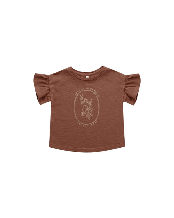 flutter tee | bloom with grace, , Rylee + Cru - All The Little Bows
