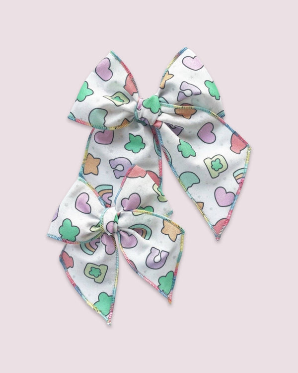 Girls Hair Bow || Lucky Charms, , Lady Eleanor & Co - All The Little Bows