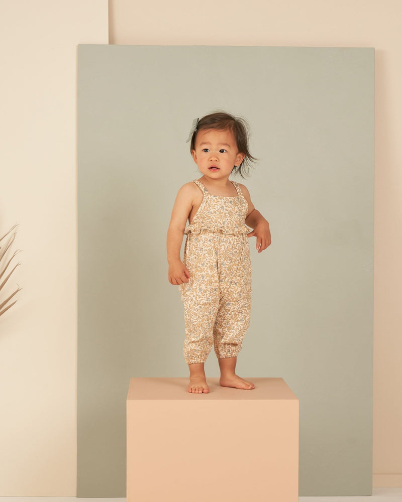 Kinsley Jumpsuit || Blossom, Toddler Girls Jumpsuit, Rylee + Cru - All The Little Bows