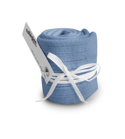 Collegien La Haute Ribbed Knee Socks | Bleu Azur, Baby & Toddler Socks & Tights, Collégien - All The Little Bows