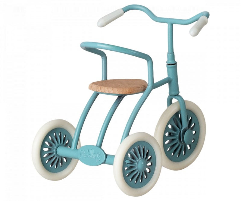 Maileg | Abri à tricycle, Mouse - Petrol blue - Maileg - All The Little Bows