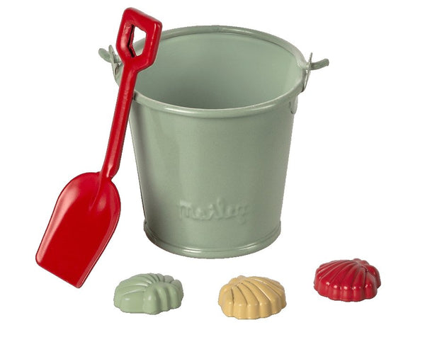 Maileg | Beach Set - Shovel, Bucket, & Shells, , Maileg - All The Little Bows