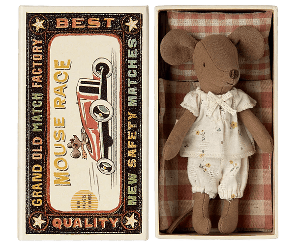 Maileg | Big Sister Mouse in Matchbox (2024) - Maileg - All The Little Bows