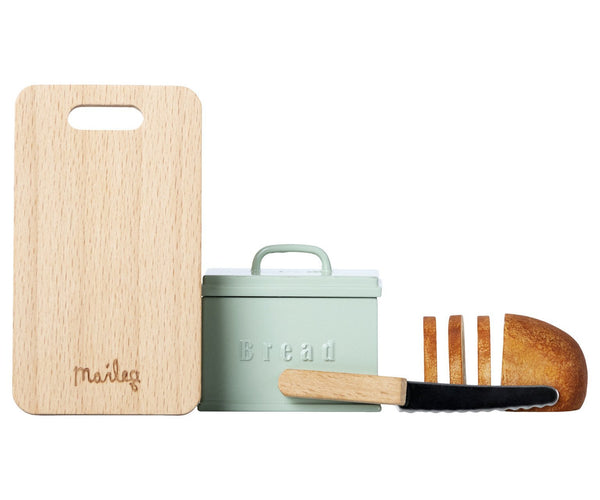 Maileg | Bread Box with Utensils, , Maileg - All The Little Bows