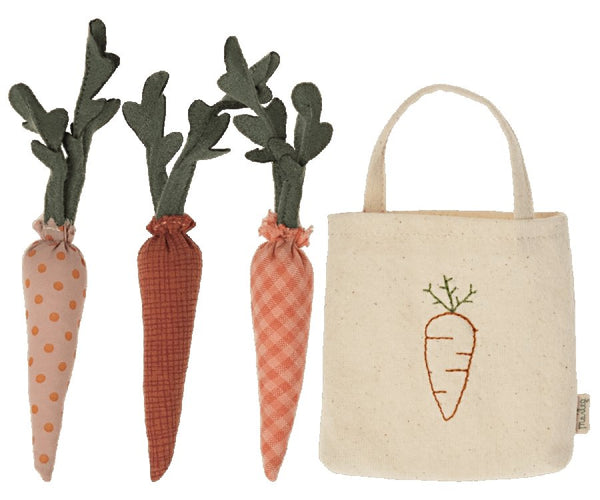 Maileg | Carrots in Shopping Bag, , Maileg - All The Little Bows