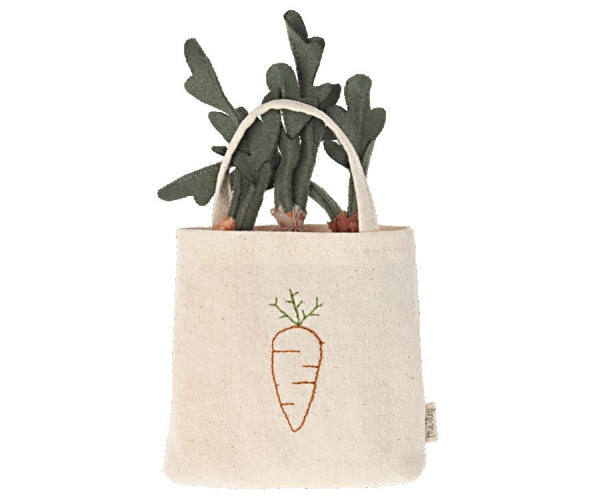 Maileg | Carrots in Shopping Bag, , Maileg - All The Little Bows