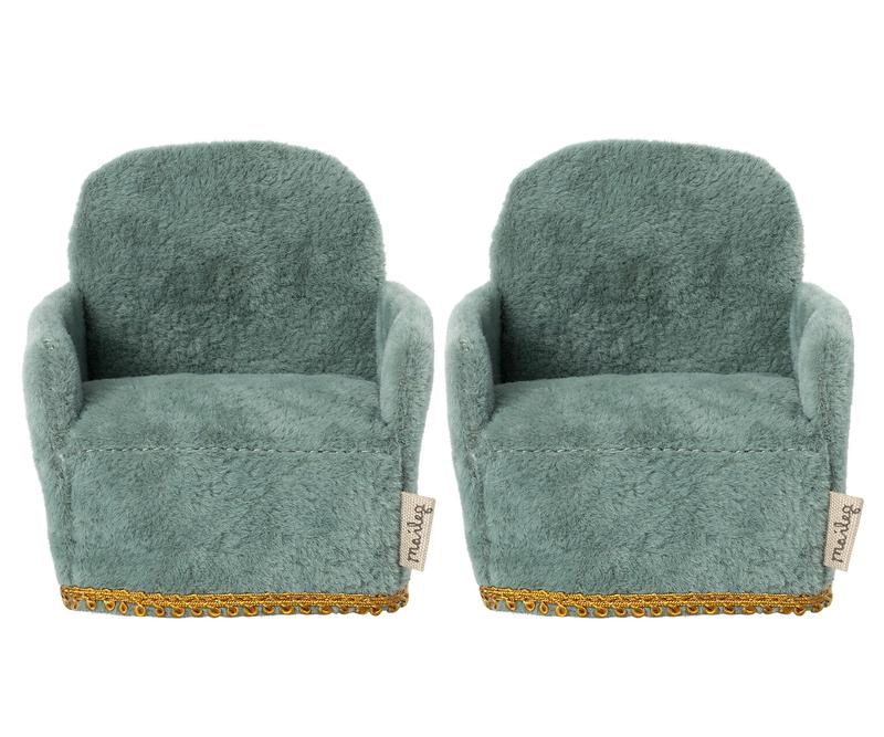 Maileg | Chair 2 pack, Mouse - Maileg - All The Little Bows