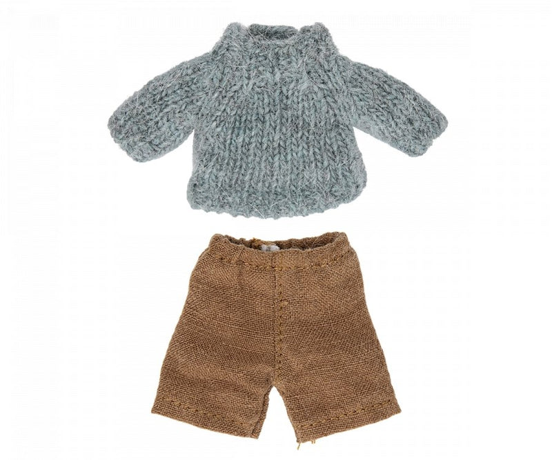 Maileg | Knit Sweater & Pants for Big Brother Mouse - Maileg - All The Little Bows