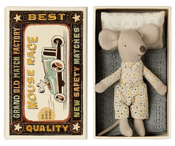 Maileg | Little Brother Mouse in Matchbox (2024) - Maileg - All The Little Bows