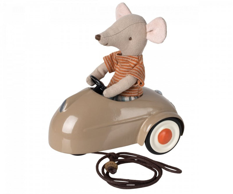 Maileg | Mouse Car, Brown, , Maileg - All The Little Bows