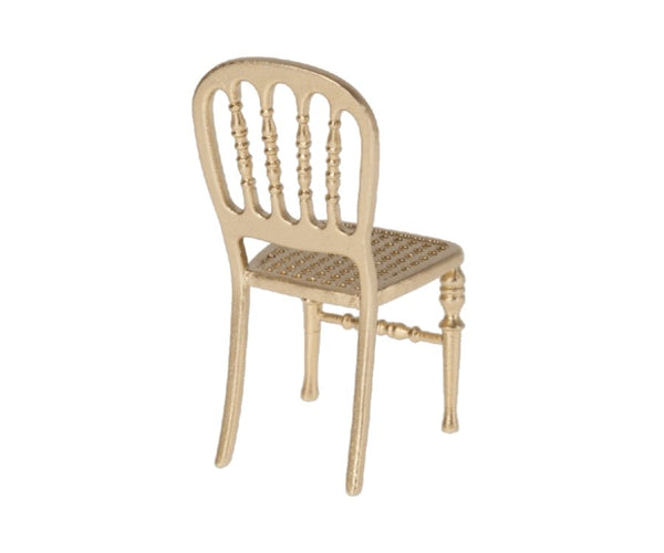 Maileg | Mouse Chair, Gold, , Maileg - All The Little Bows