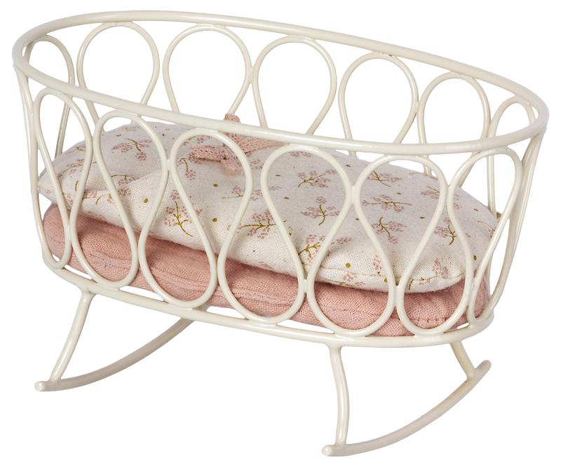 Maileg | My Cradle w/ Sleeping Bag, Rose - Maileg - All The Little Bows
