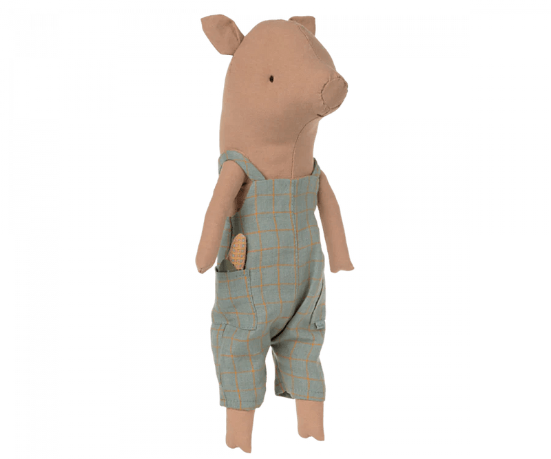Maileg | Pig, Overalls, , Maileg - All The Little Bows
