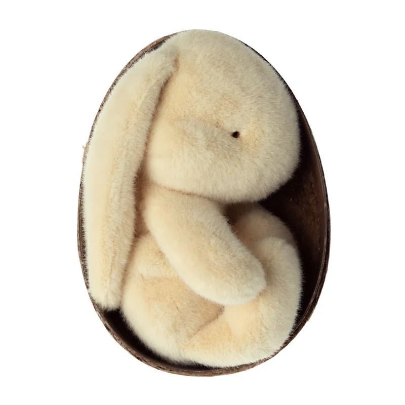 Maileg | Plush Bunny in Egg - Soft Yellow - Maileg - All The Little Bows