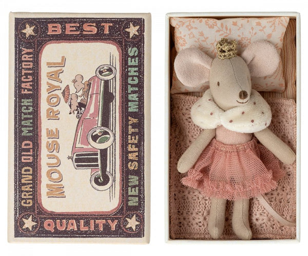 Maileg | Princess Mouse, Little Sister in Matchbox (2023) - Maileg - All The Little Bows