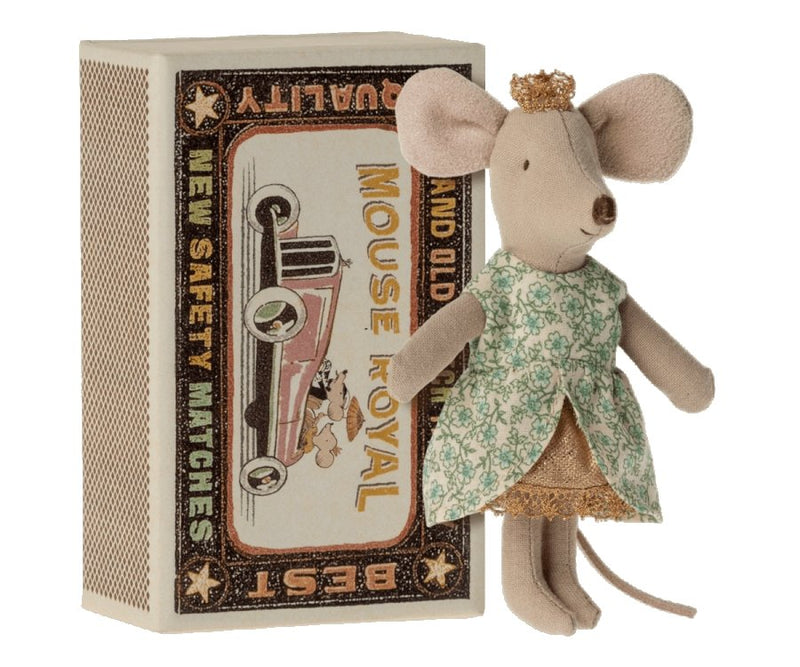 Maileg | Princess Mouse, Little Sister in Matchbox - Maileg - All The Little Bows