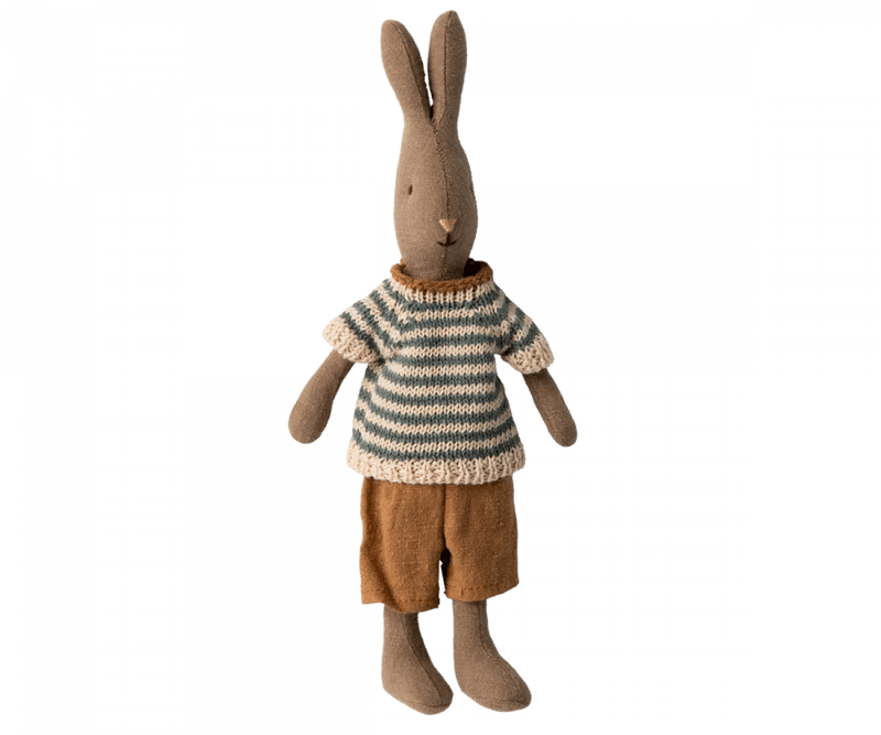 Maileg | Rabbit Size 1 - Brown, Shirt & Shorts, , Maileg - All The Little Bows