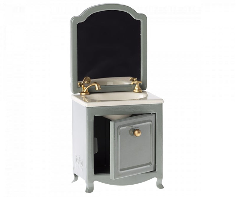 Maileg | Sink Dresser with Mirror, Dark Mint, , Maileg - All The Little Bows