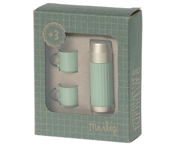 Maileg | Thermos and Cups, Mint, , Maileg - All The Little Bows