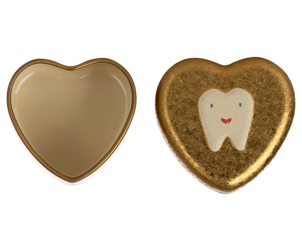 Maileg - Tooth Box, Gold - Maileg - All The Little Bows